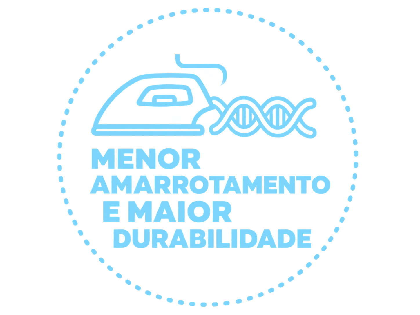 Menor amarrotamento e maior durabilidade