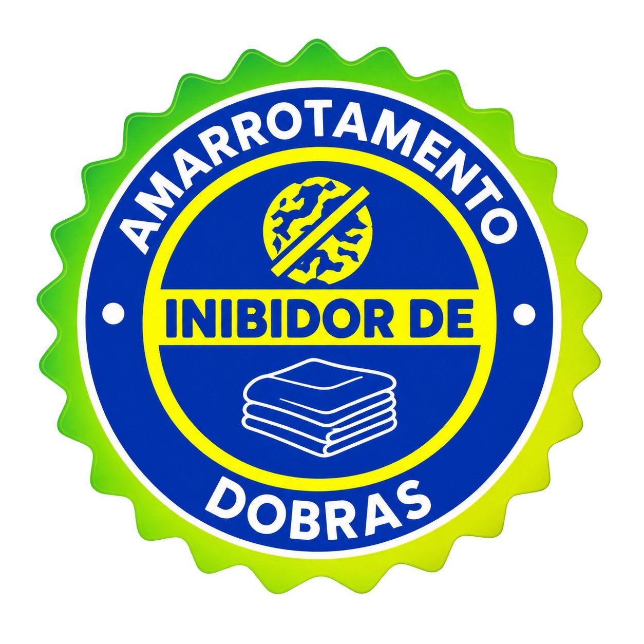 Inibidor de amarrotamento e dobras